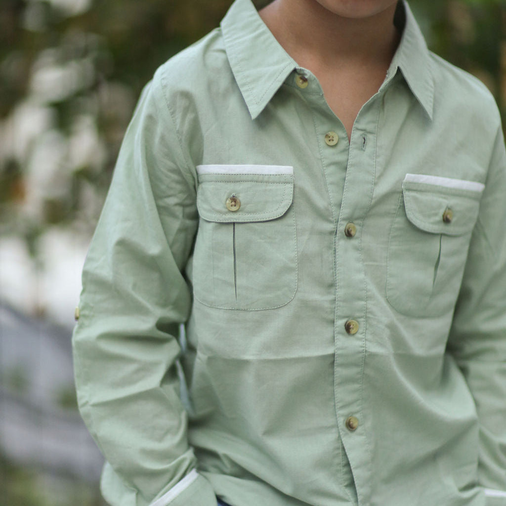 The Sea Shirt - Long Sleeve - Green