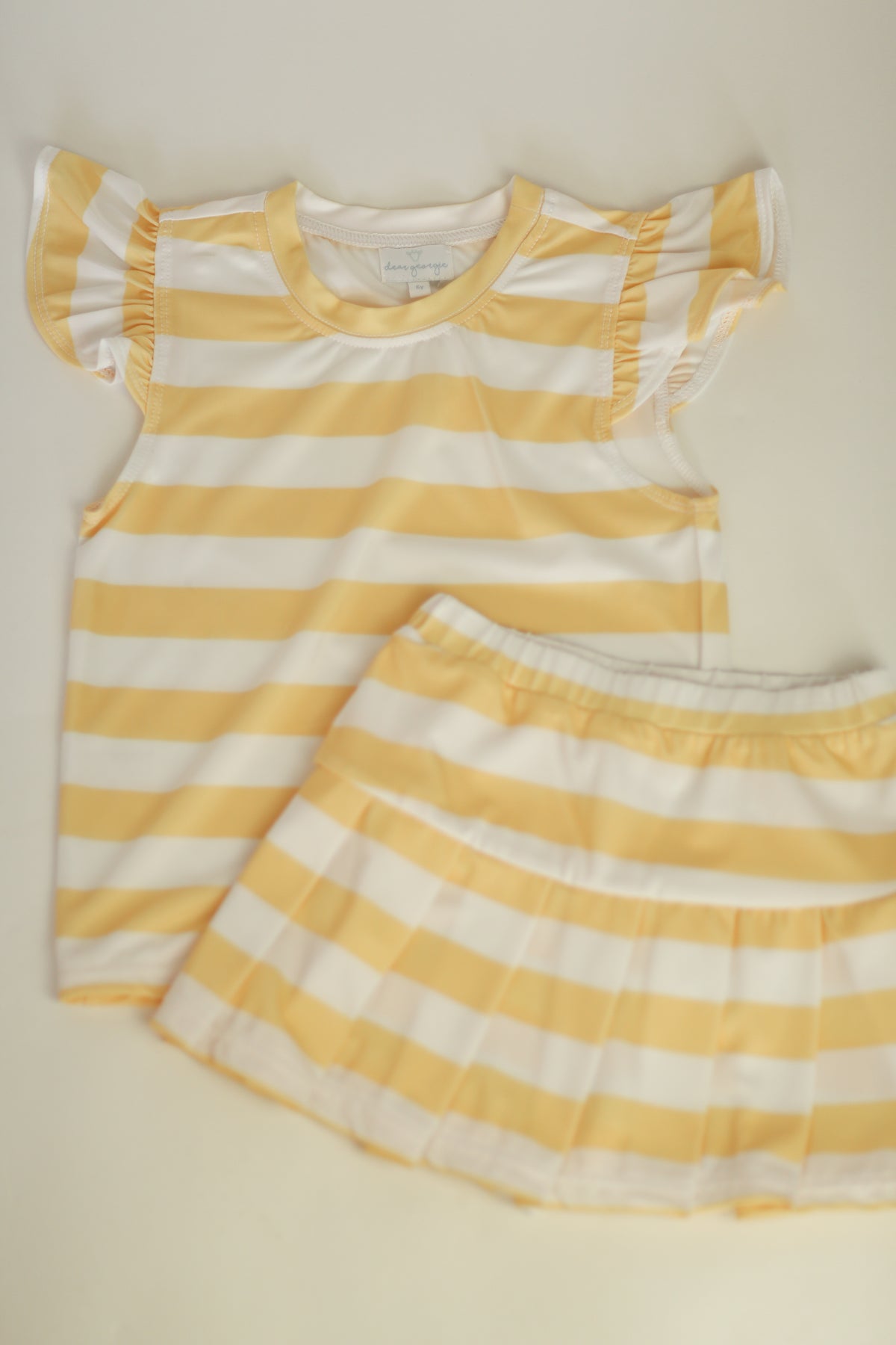 Tennis Set - Yellow Stripe