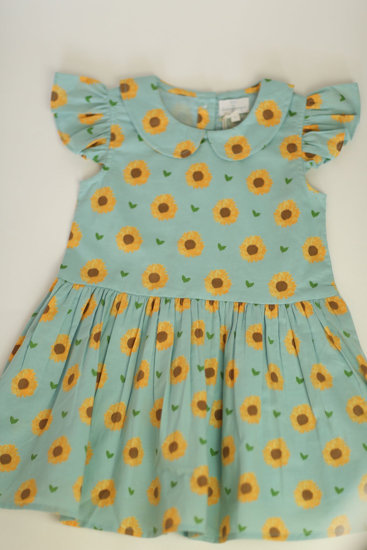 The Collared Capers Dress - sunflowers