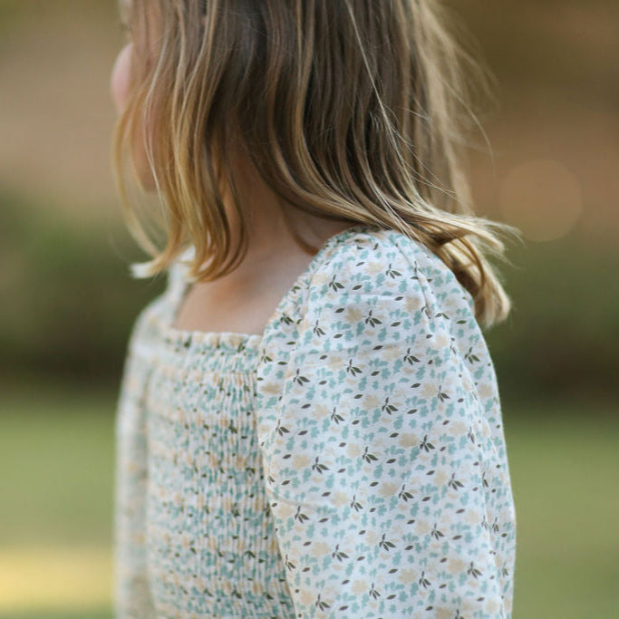 Alice Dress - Multi Color Petite Leaves