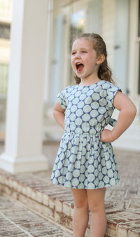 The Bow Back Dress - Scallop