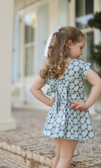 The Bow Back Dress - Scallop