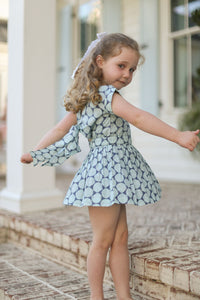 The Bow Back Dress - Scallop