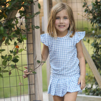 Tennis Set - Gingham - Blue