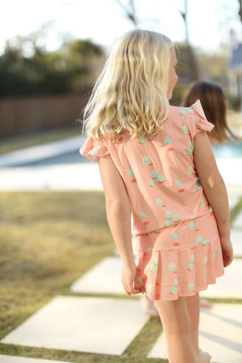 The Tennis Set - Love Love - Coral