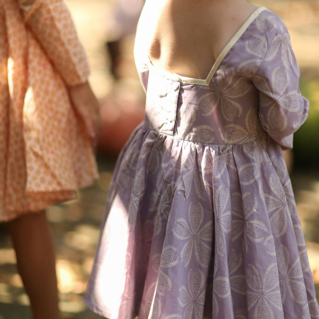 Flutter Dress - Sand Dollar - Purple