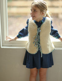(pre-order) Vest - reversible floral