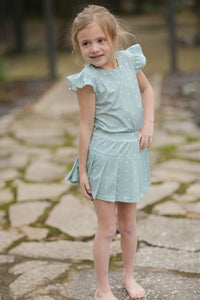 Tennis Set - Sunburst - Green