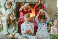 Kid's Nightgown - Milk + Cookie Santa