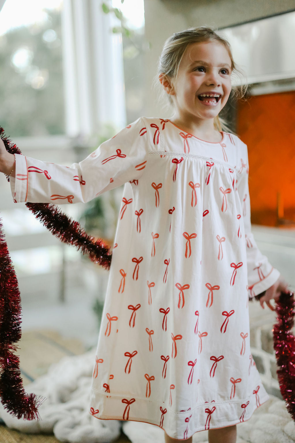 Kid's Nightgown - Bow