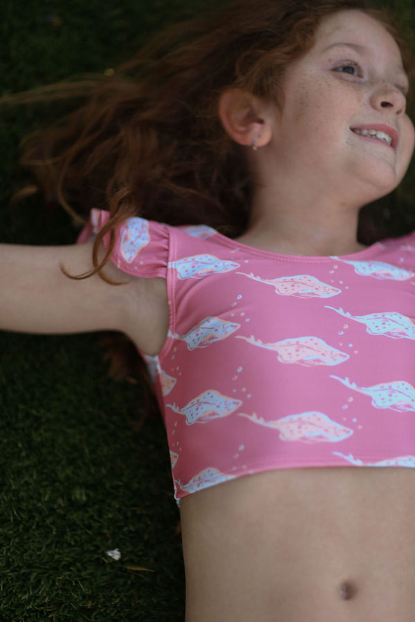 The Bikini Bather - sting ray - red