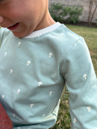 The Ringer Tee - Long Sleeve - mushroom