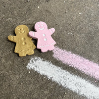 Gingerbread Women Handmade Sidewalk Chalk