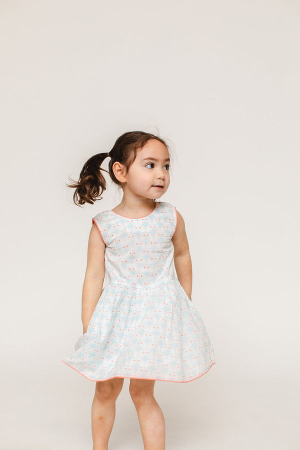 The Sully Scoop Back Dress - Star Spangled