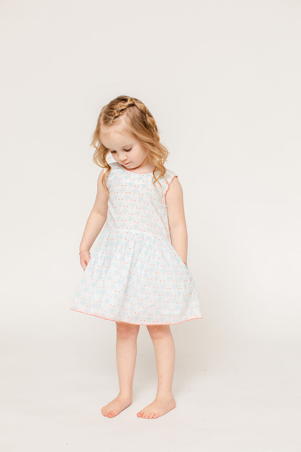 The Sully Scoop Back Dress - Star Spangled