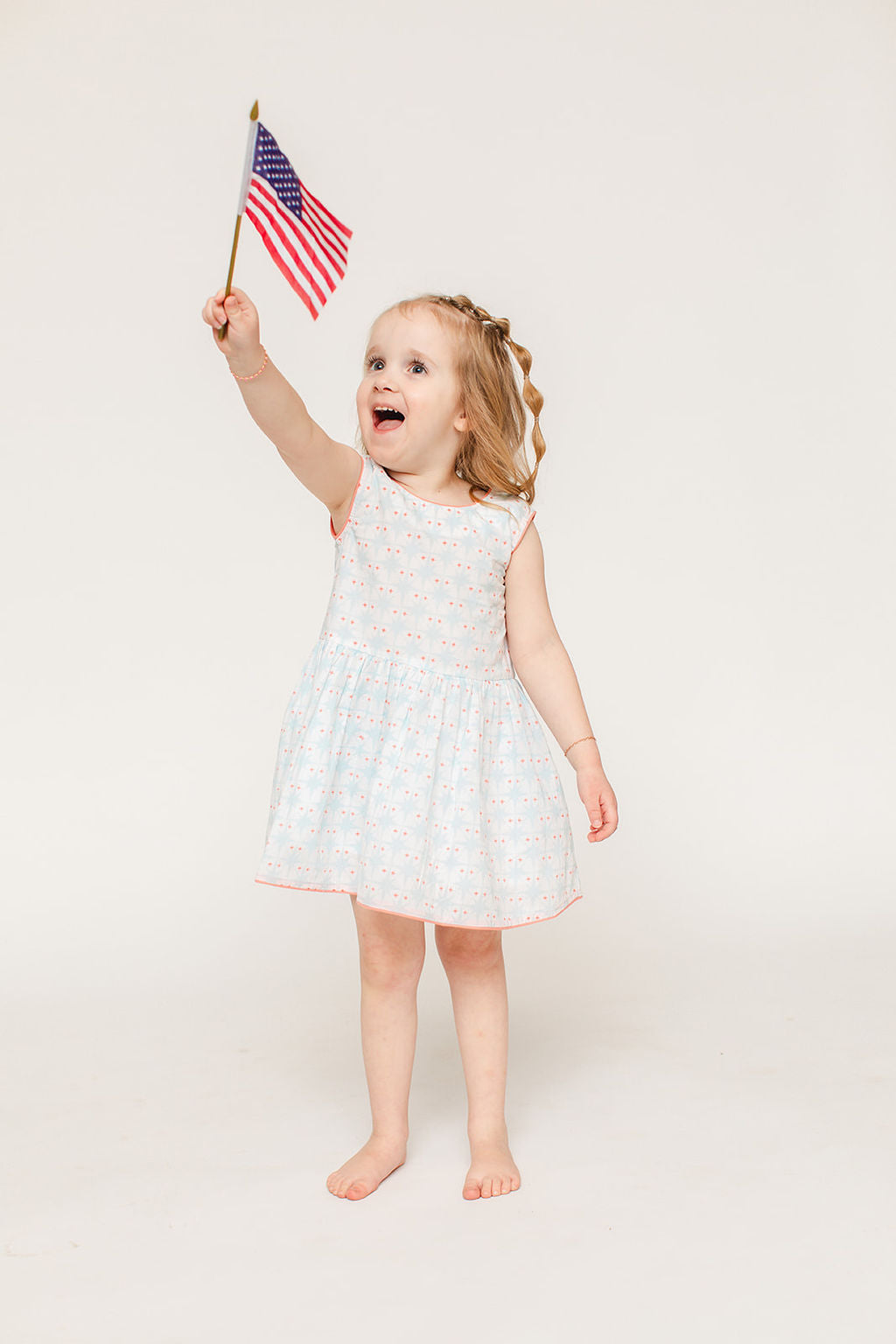 The Sully Scoop Back Dress - Star Spangled