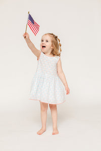 The Sully Scoop Back Dress - Star Spangled