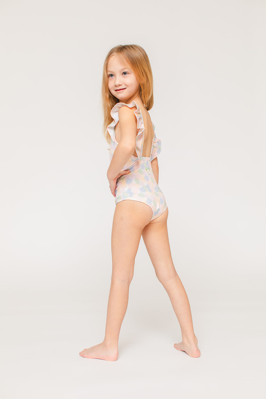 The Ruffle Back Bather - Bubblegum – Dear Georgie