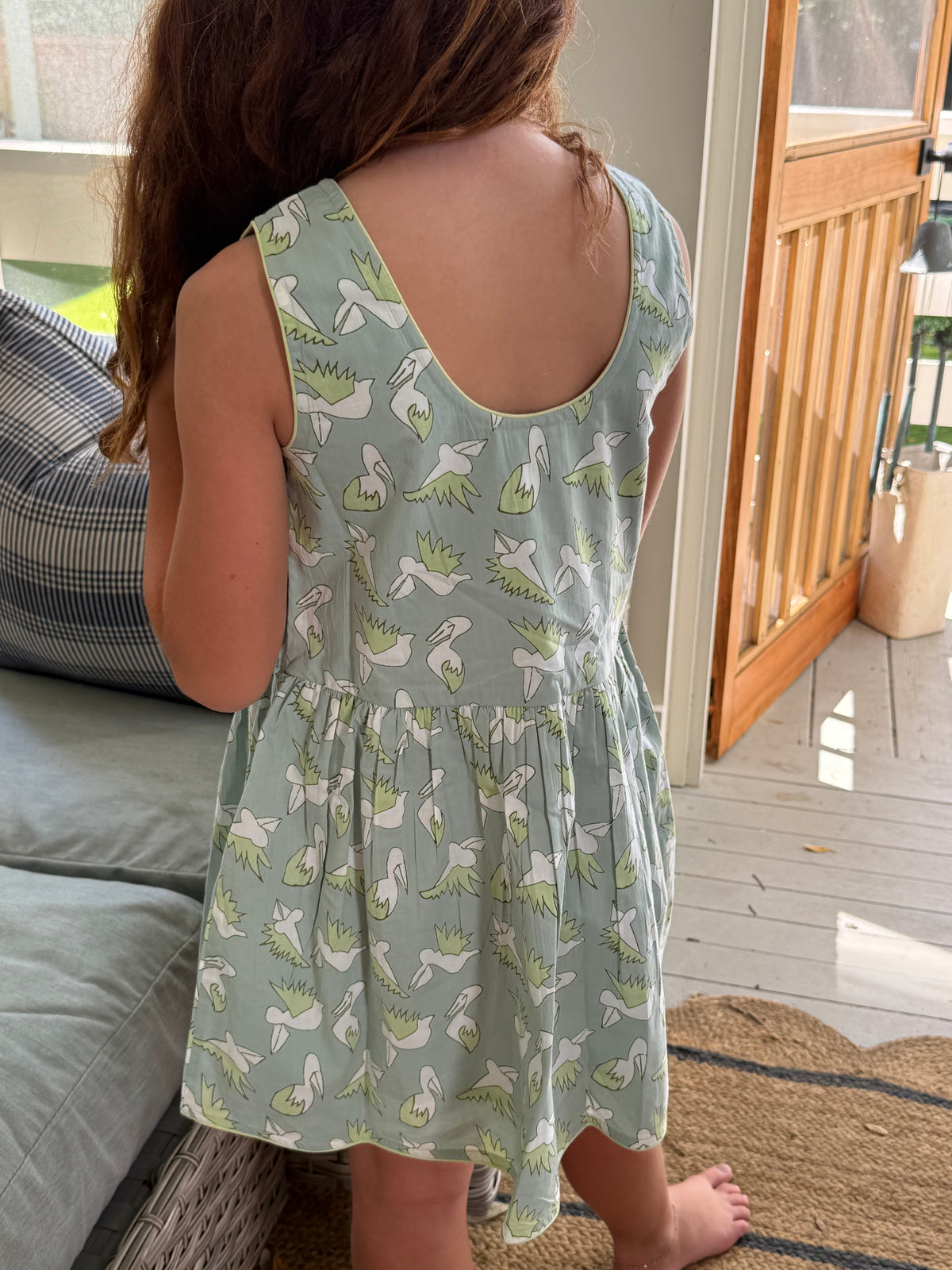 The Sully Scoop Back Dress - Pelican