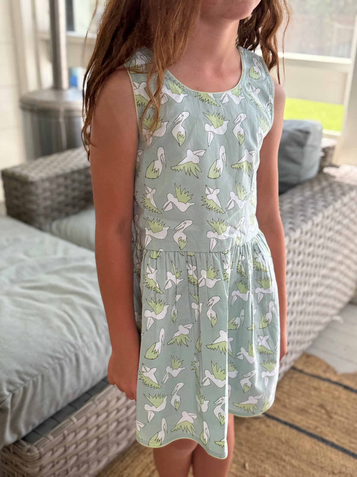 The Sully Scoop Back Dress - Pelican