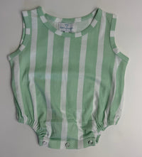 The Boy's Baby Bubble - Green Stripe