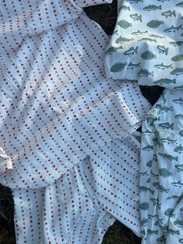 Collins Girls Pant Set - Hearts