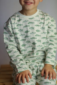 Collins Boys Pant Set - Fish