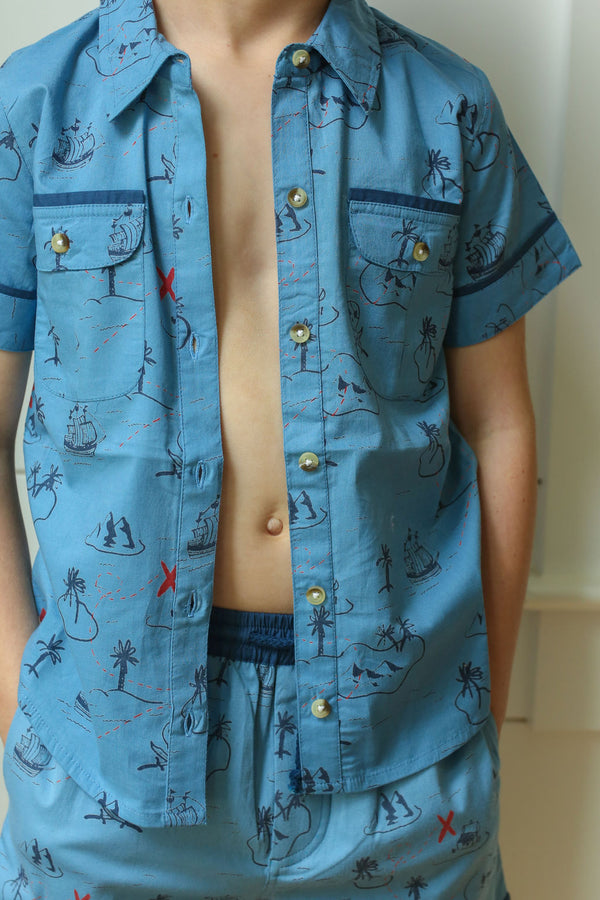 The Sea Shirt - Treasure Map