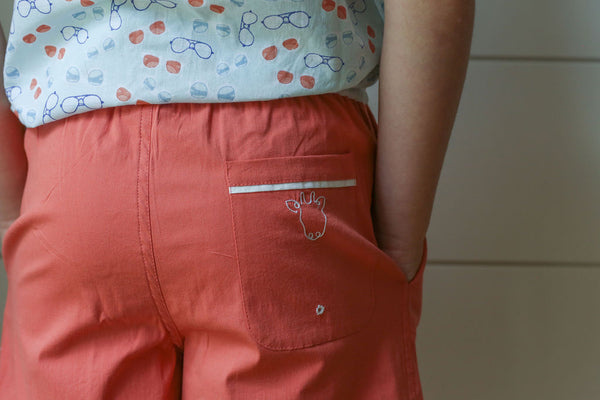 The Pop-on Short - Red