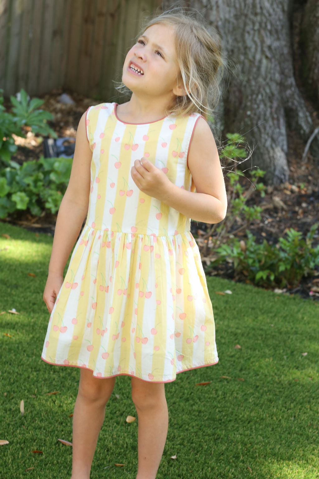 The Sully Scoop Back Dress - Cherry on Top