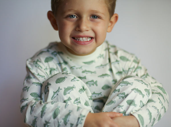 Collins Boys Pant Set - Fish