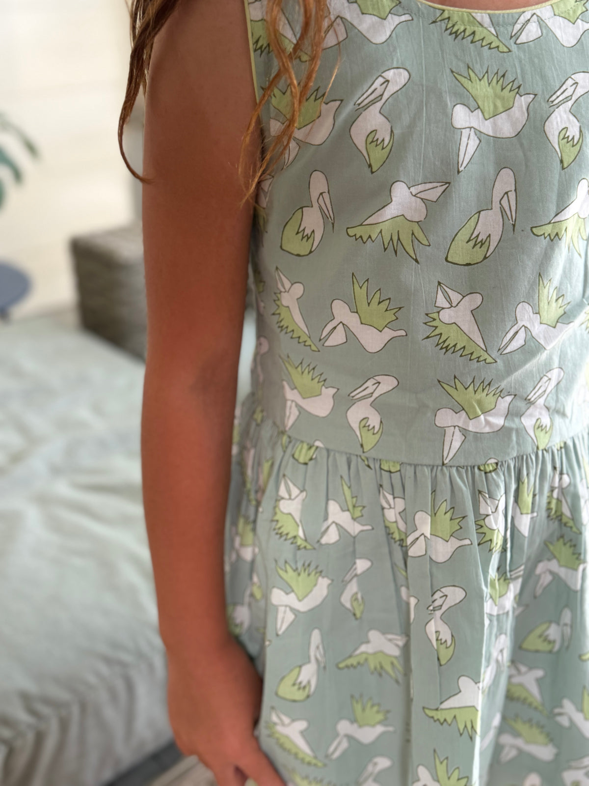 The Sully Scoop Back Dress - Pelican