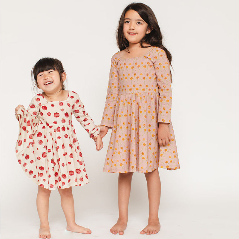 The Flutter Dress - Apples
