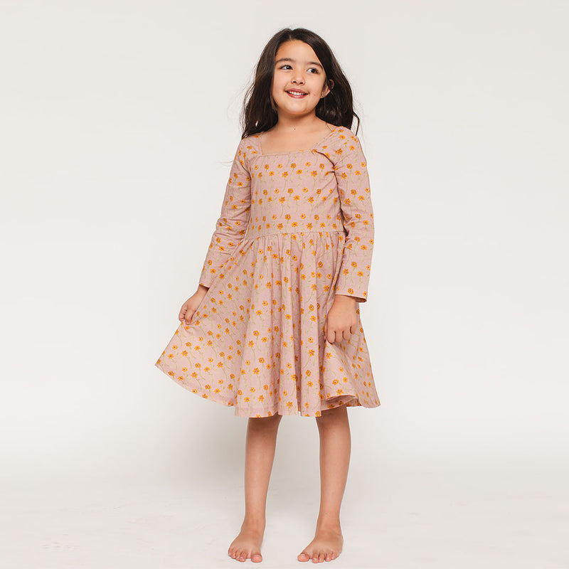 The Flutter Dress - Fall Flower