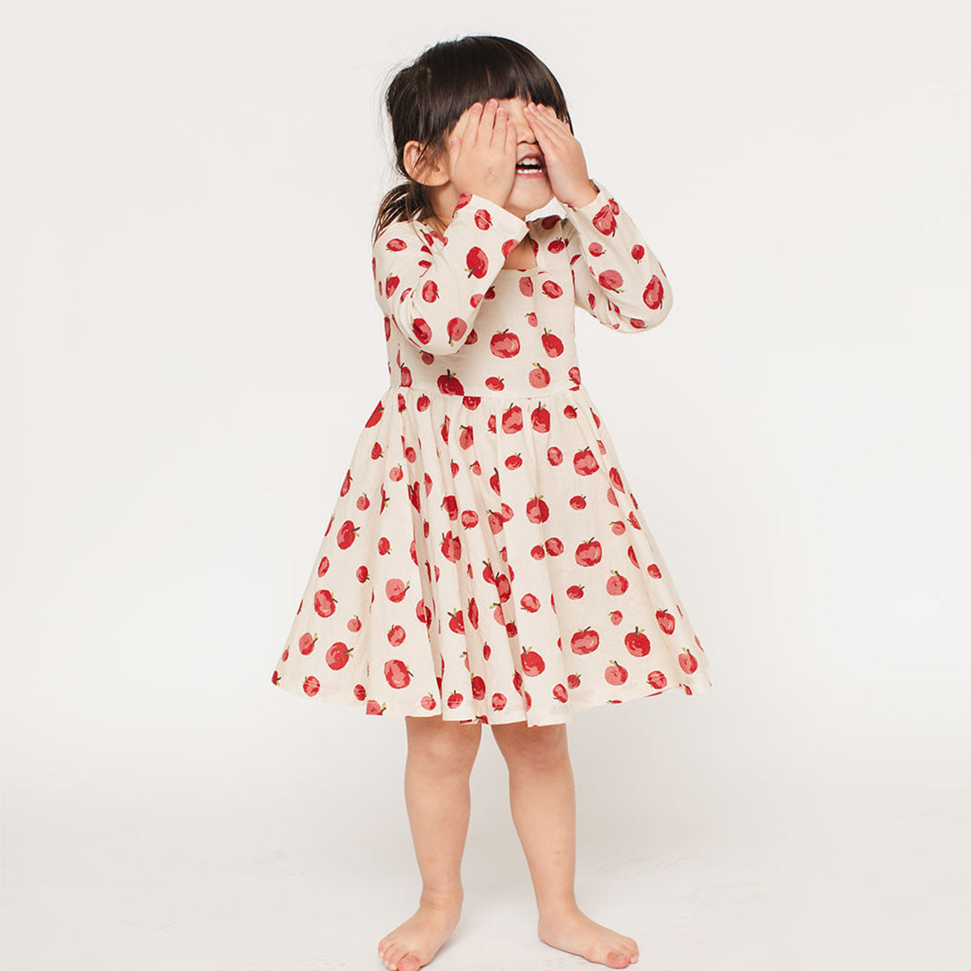The Flutter Dress - Apples