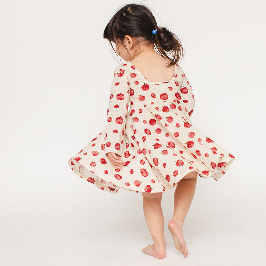 The Flutter Dress - Apples