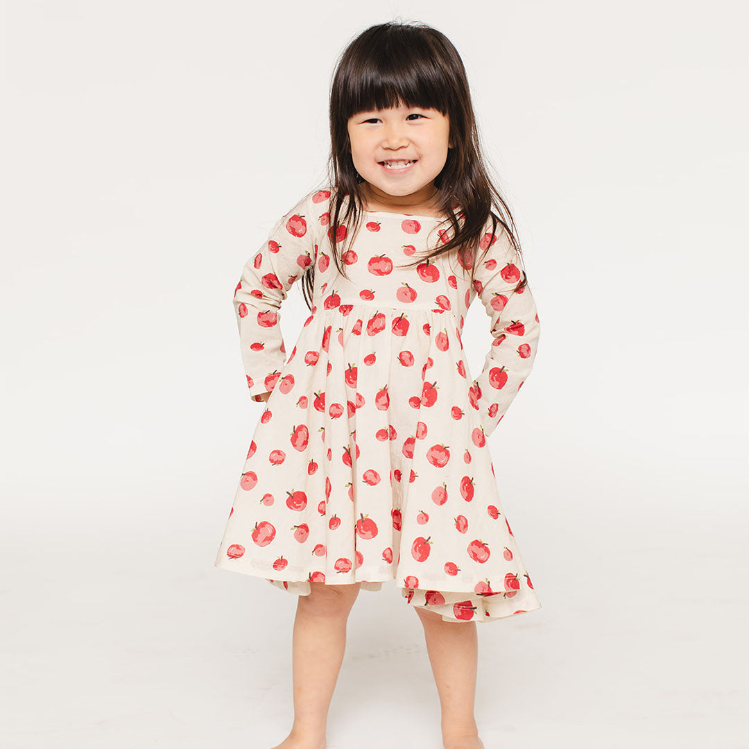 The Flutter Dress - Apples