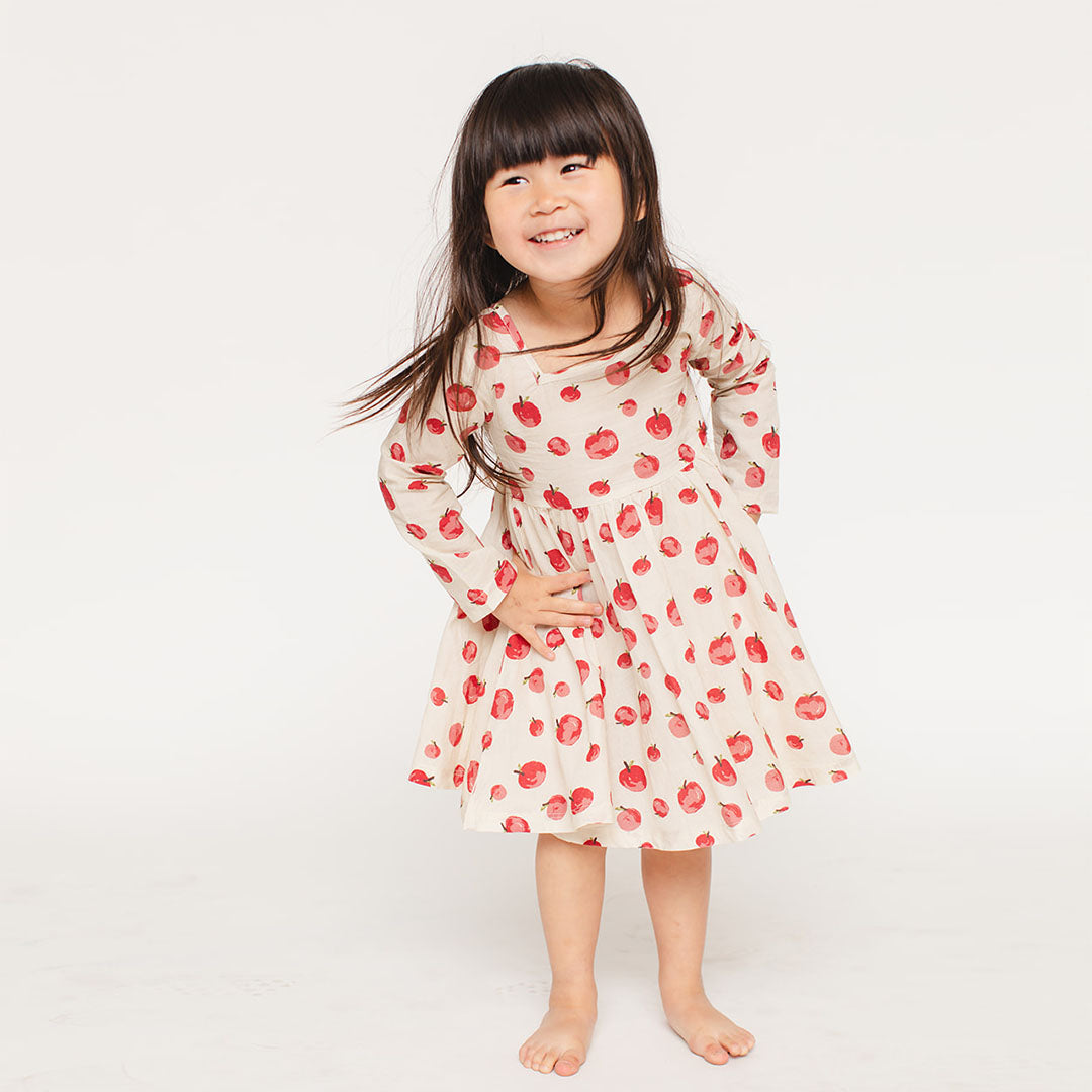 The Flutter Dress - Apples