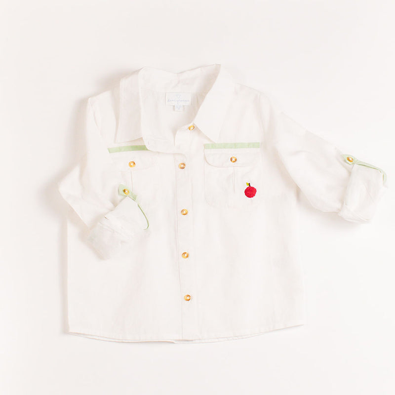 The Sea Shirt - Long Sleeve - Apple Embroidery