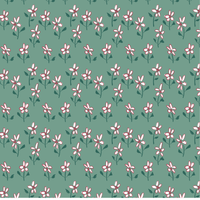 Alice Dress - Winter Flower - Green