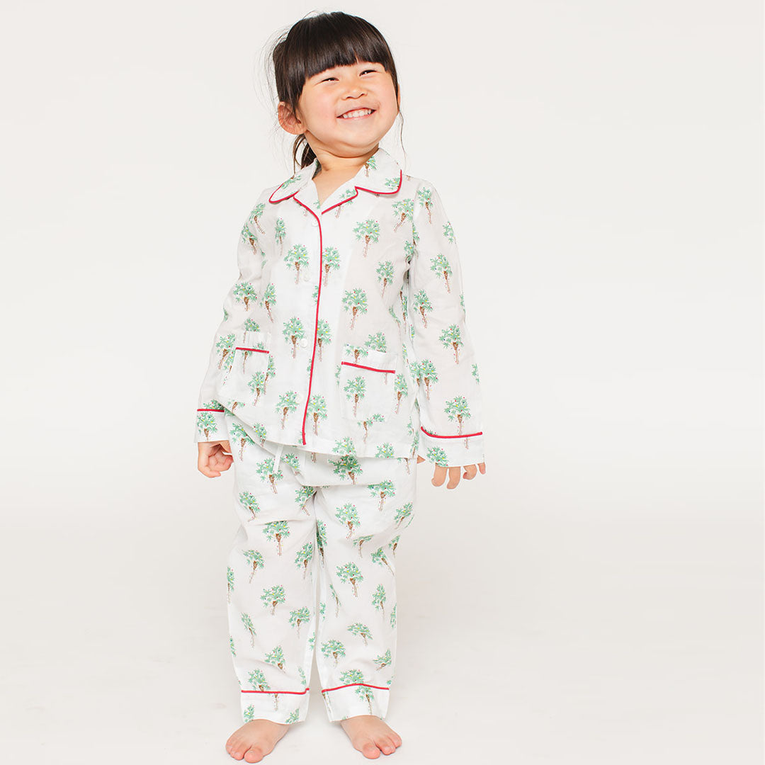 Kid's Festive Palm Pajama