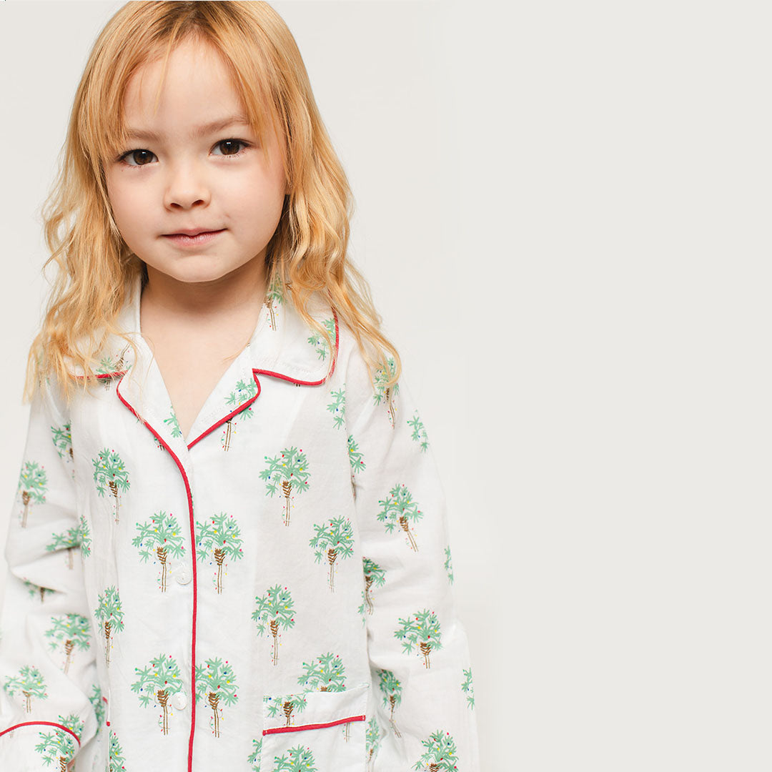 Kid's Festive Palm Pajama