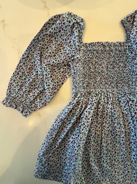 (pre-order) Alice Dress - Long Sleeve - Blue Floral