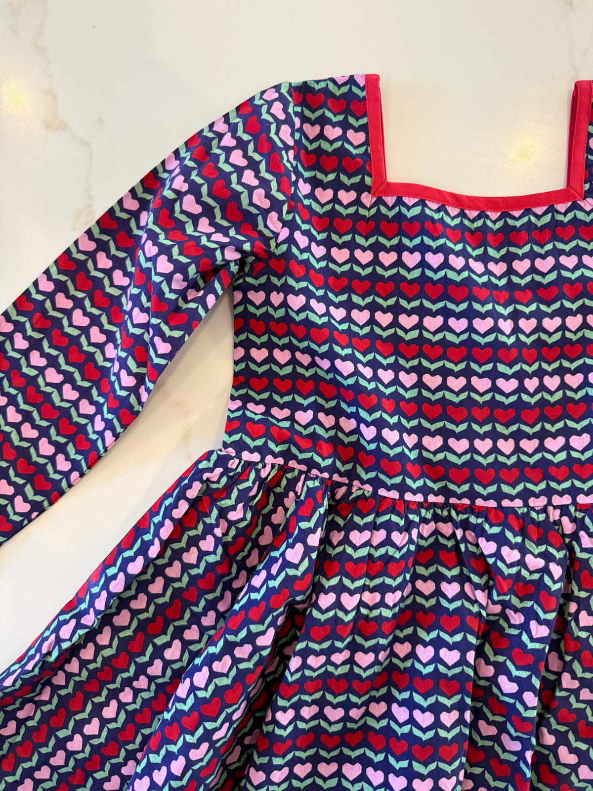 (pre-order) Flutter Dress - Blooming Hearts