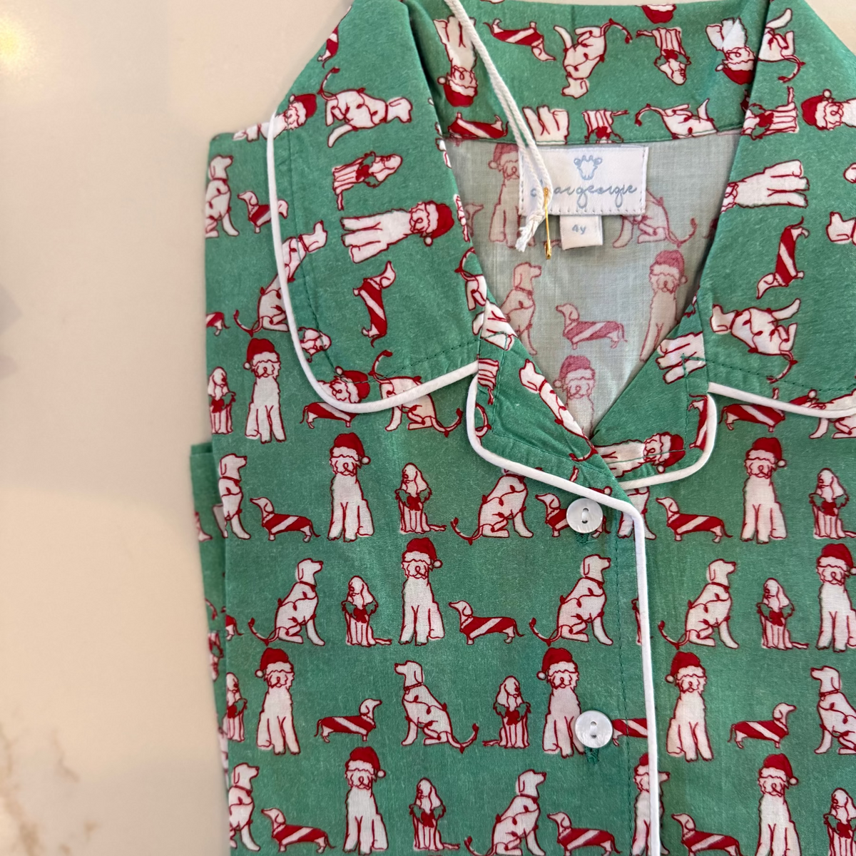 (pre-order) Kid's Classic Pajama Set - Christmas Dogs