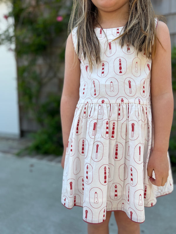 The Sully Scoop Back Dress -Lighthouse