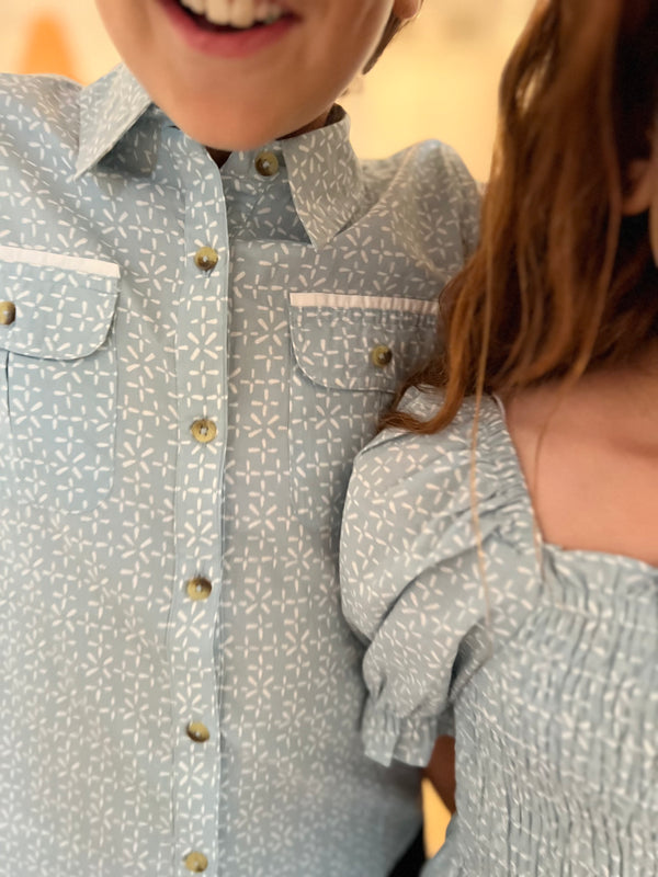 Lily Dress - Snowflake Stitch