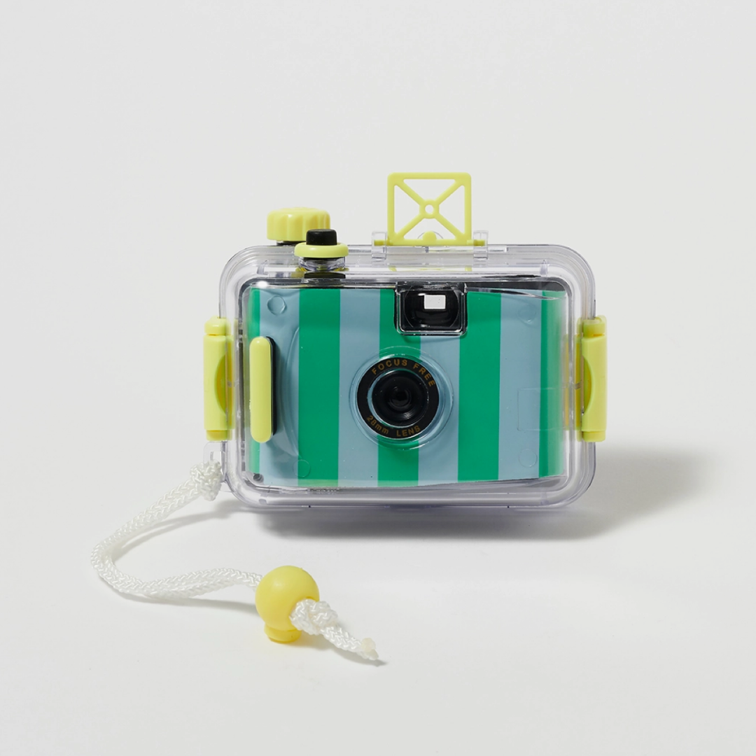 Underwater Camera Blue Stripe