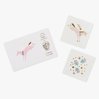 Magical Christmas Unicorn Temporary Tattoos