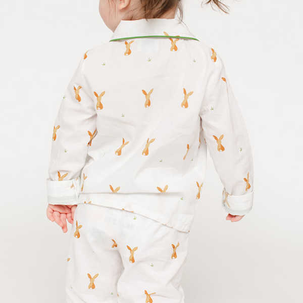 Kid's Comfy Set - Cotton Tail with Grass Piping